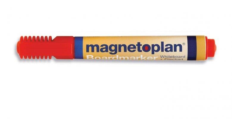 Popisovač Magnetoplan červená (4ks)