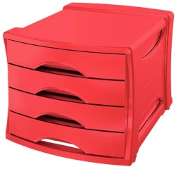 Zásuvkový box Europost  -  červená